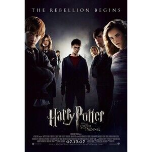 2007 Harry Potter and the Order Of The Phoenix ORIGINAL Movie Poster 11 x 17 SS